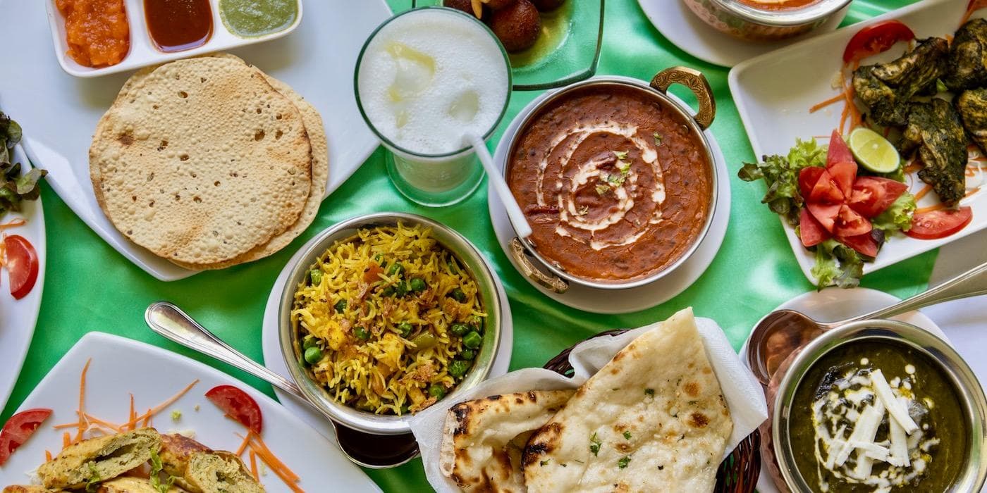 A selection of our finest Indian food